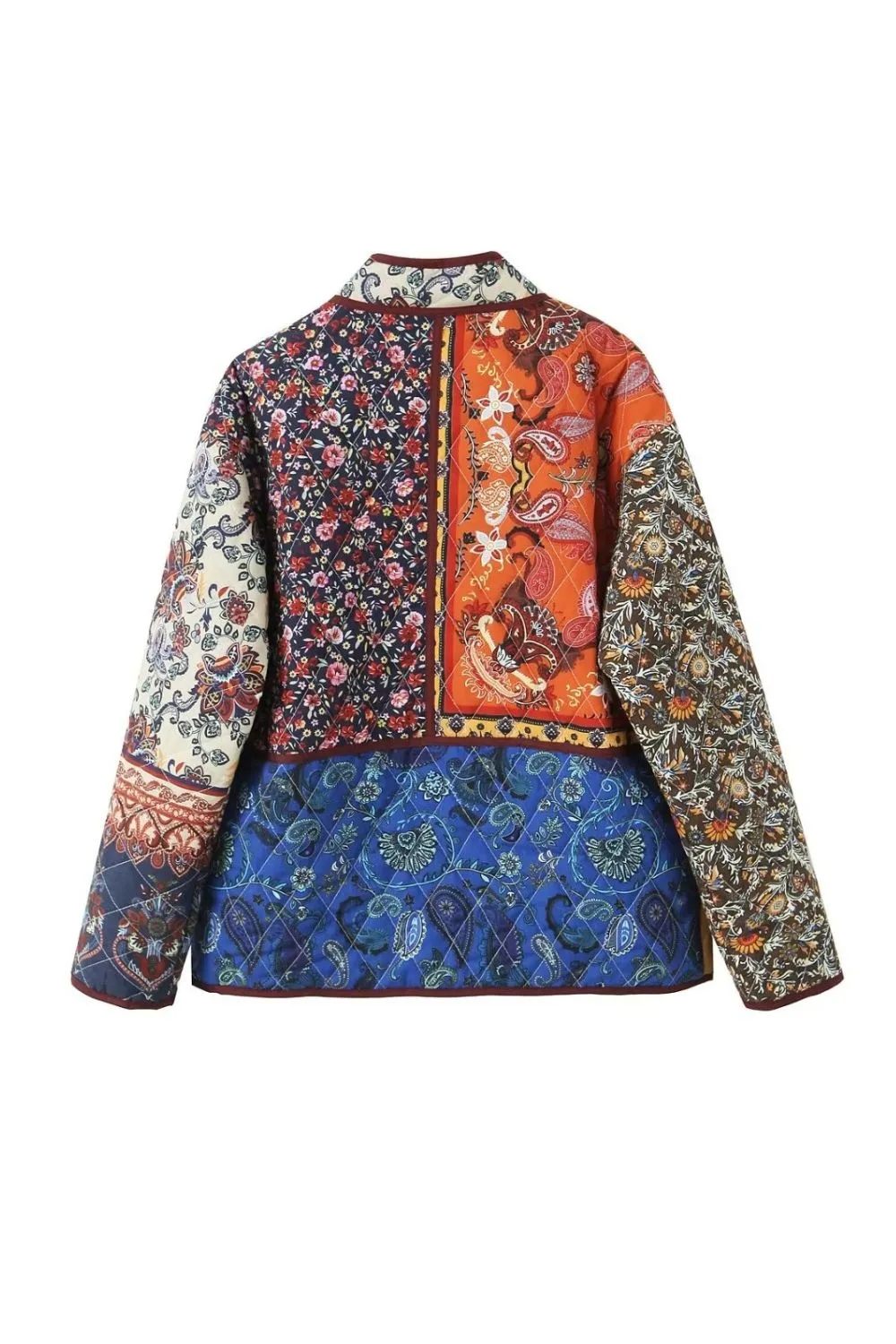 ' Andrew' Printed Oversized Down Jacket