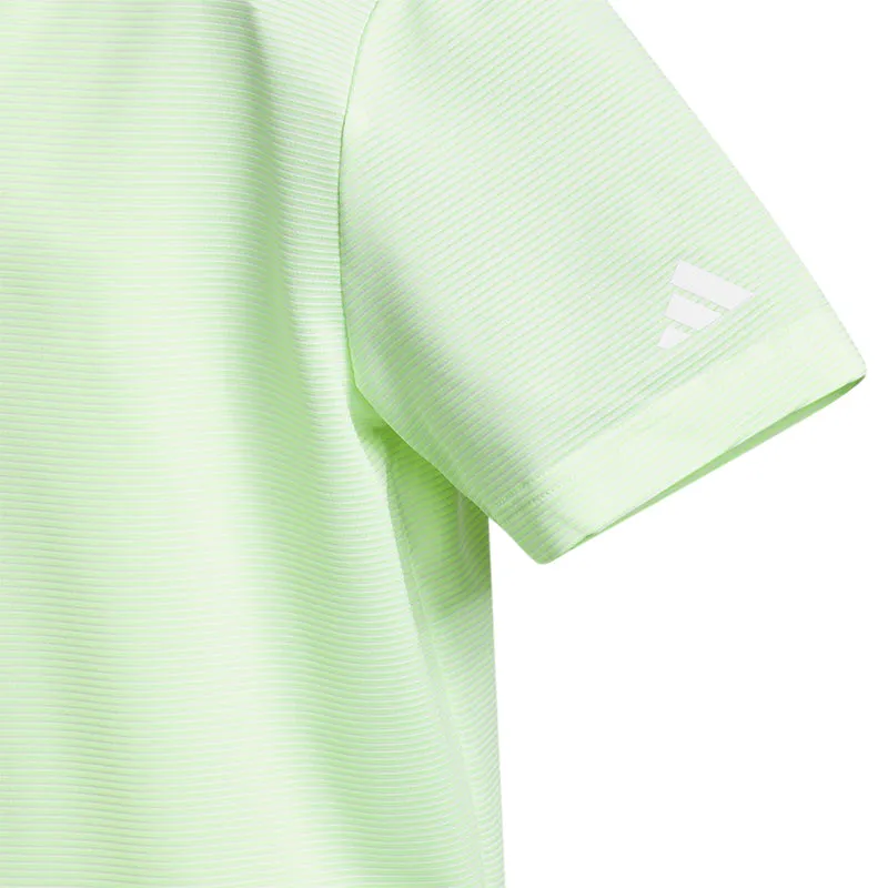 ADIDAS Ottoman Striped Junior Polo (Green)