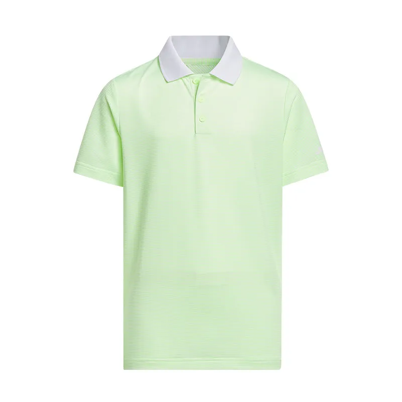 ADIDAS Ottoman Striped Junior Polo (Green)