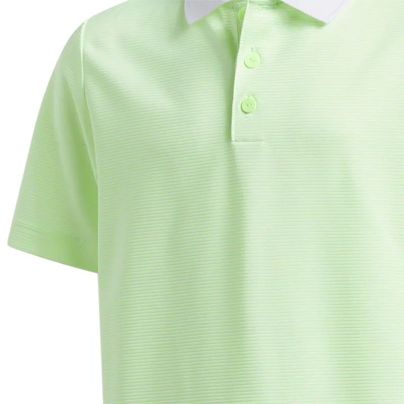 ADIDAS Ottoman Striped Junior Polo (Green)