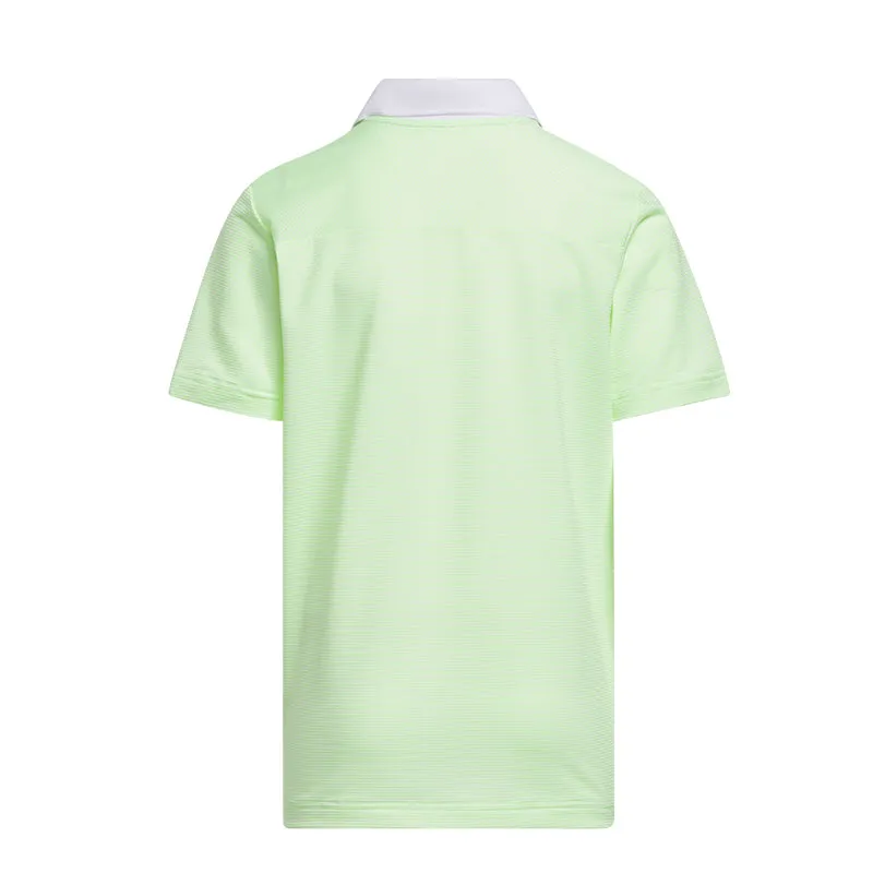 ADIDAS Ottoman Striped Junior Polo (Green)