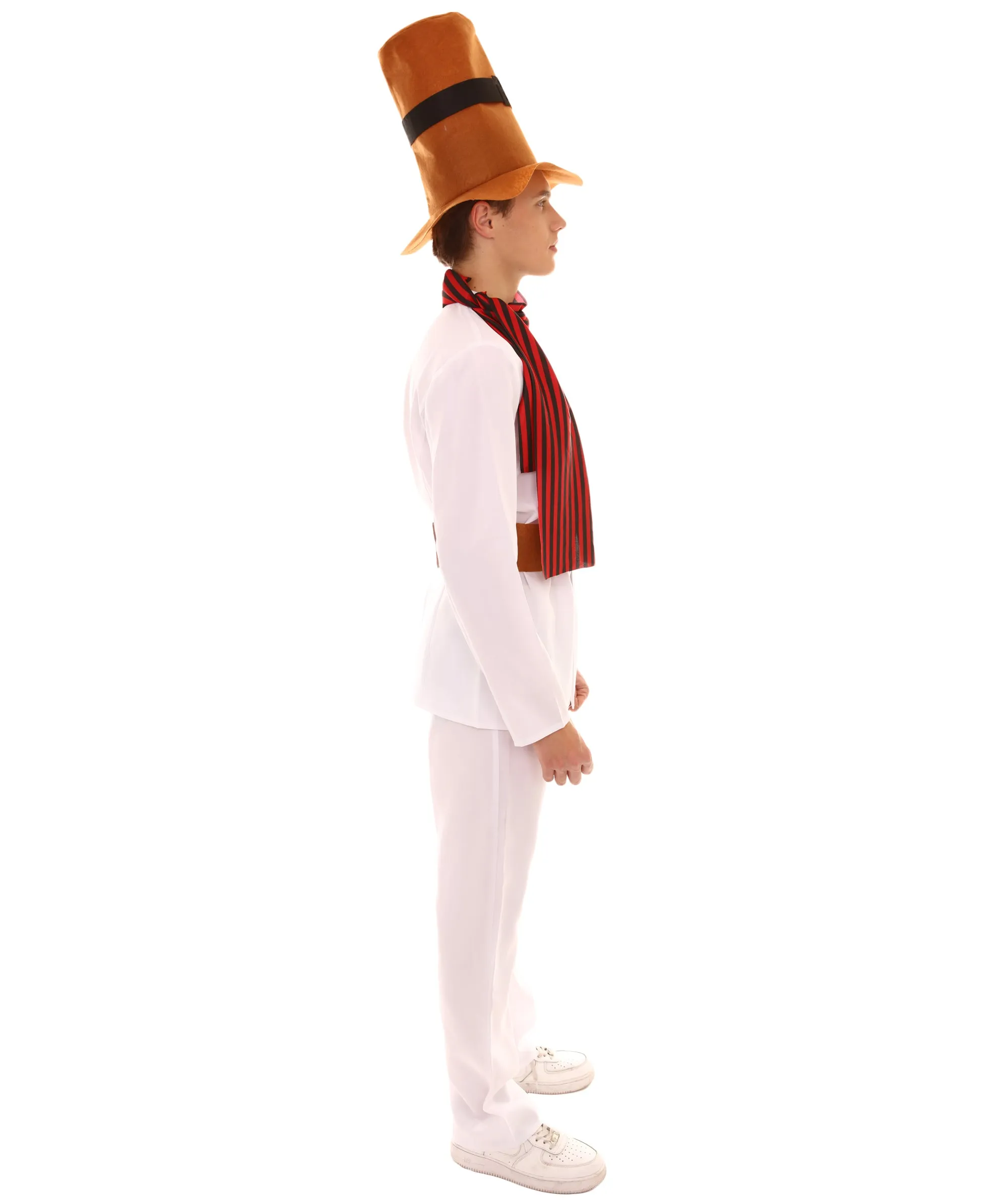 Adult Men's Mr Snowman Costume | White Halloween Costumes