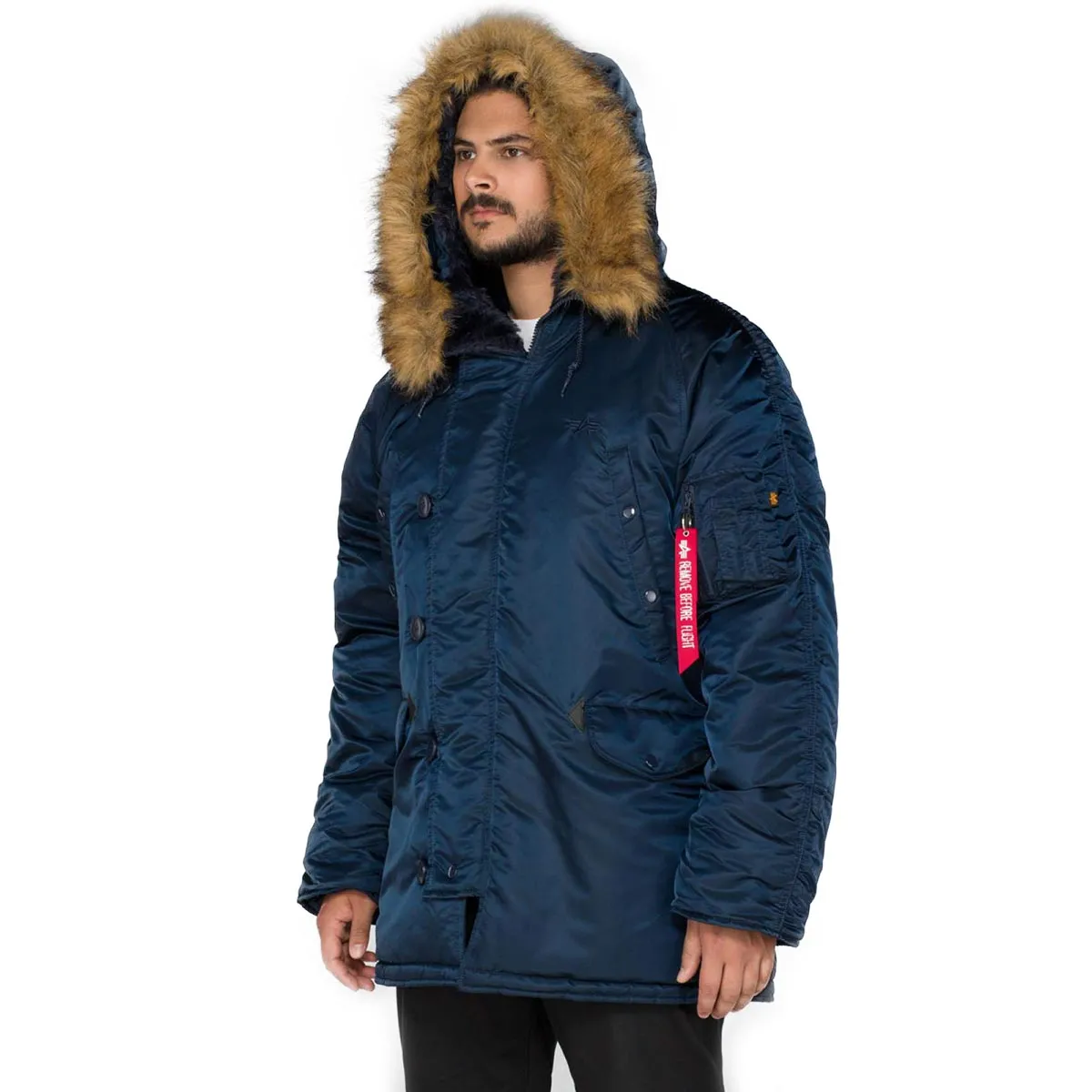 Alpha Industries N3B Hooded Parka Rep Blue