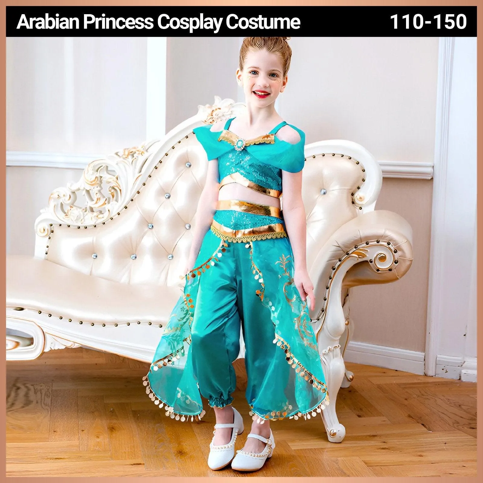 Arabian Princess Cosplay Costume for Kids