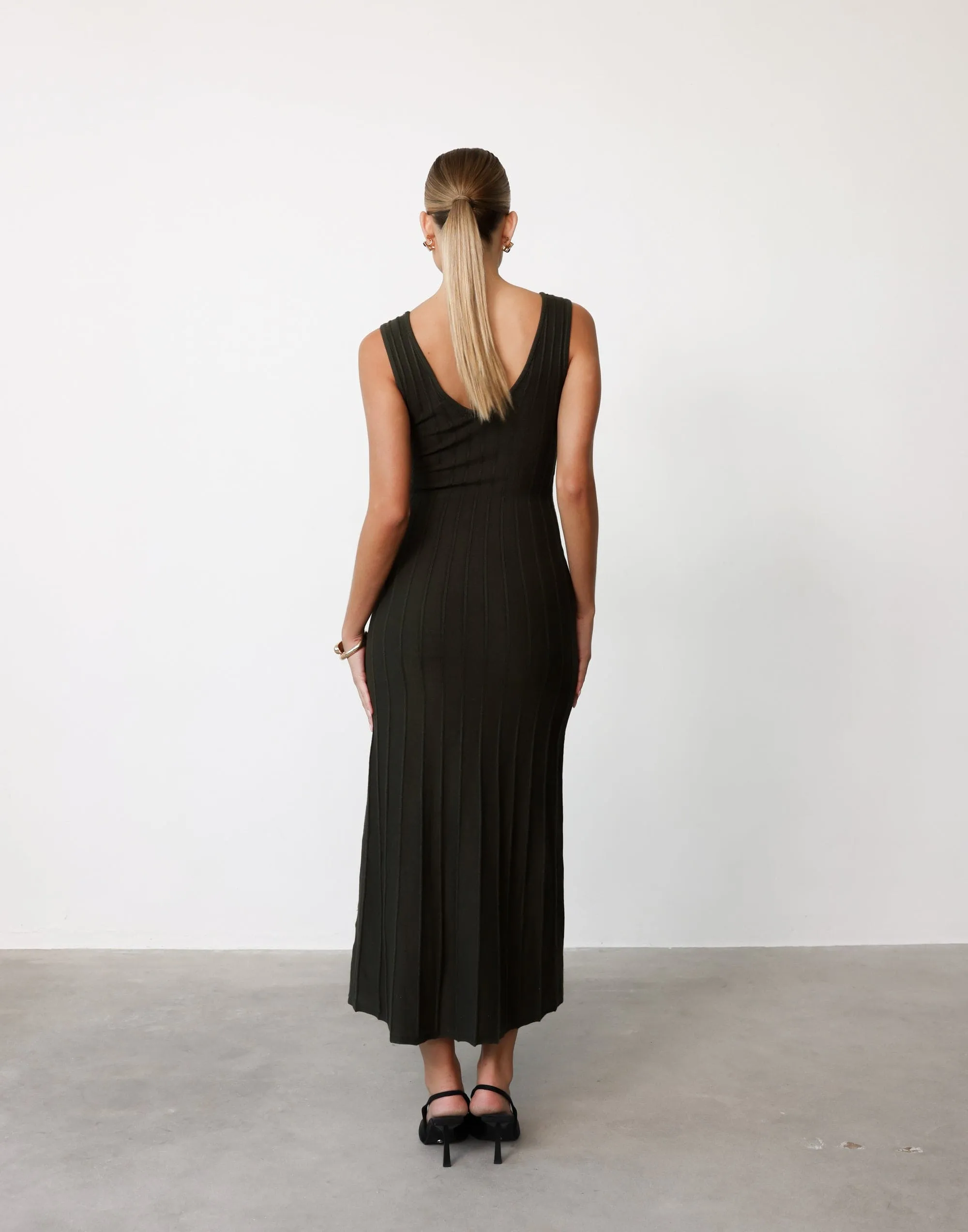 Aurelia Maxi Dress (Moss)