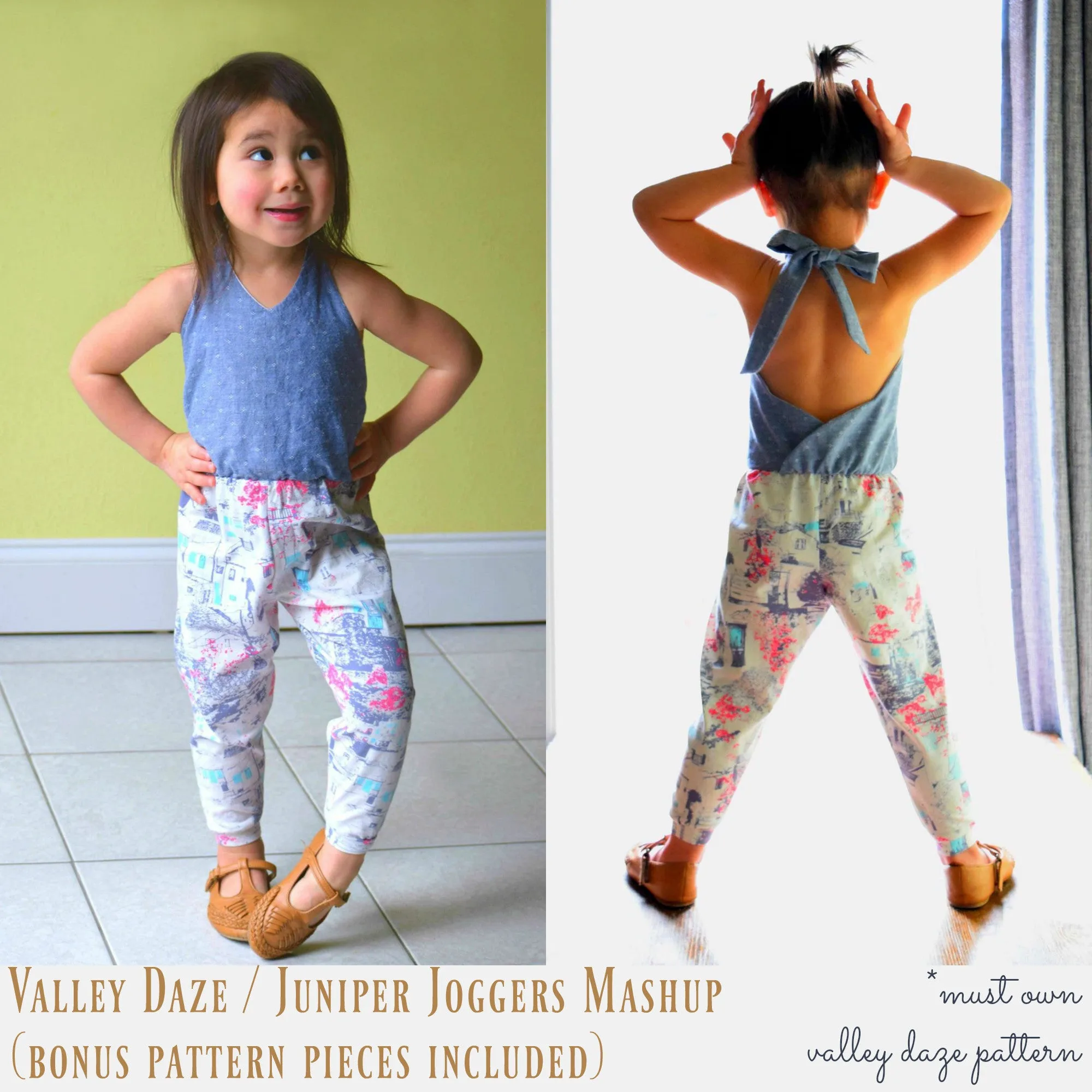 Baby Juniper Joggers PDF Pattern NB-2T