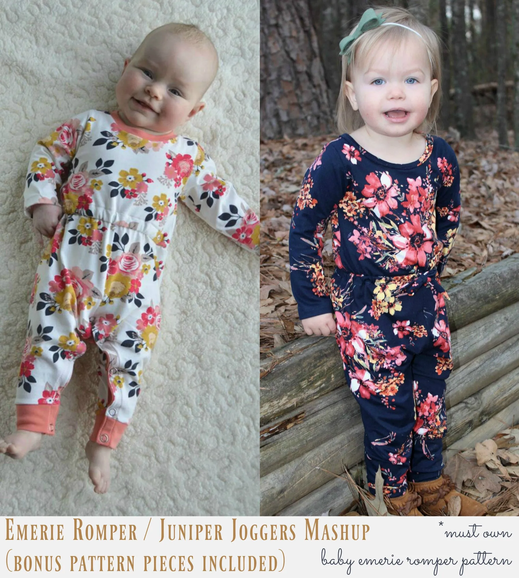 Baby Juniper Joggers PDF Pattern NB-2T