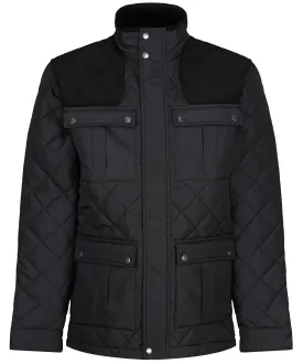 Black - Padbury diamond quilt jacket