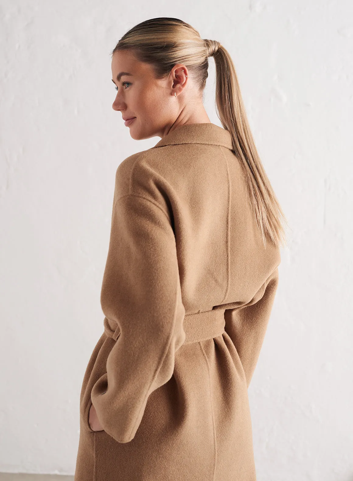 Camel Classic Wool Coat