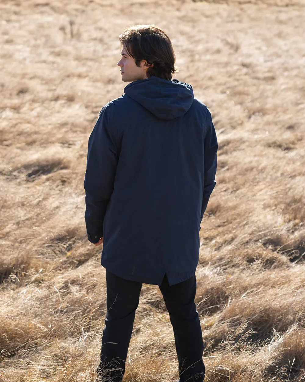 Cirrus Parka in Dark Denim