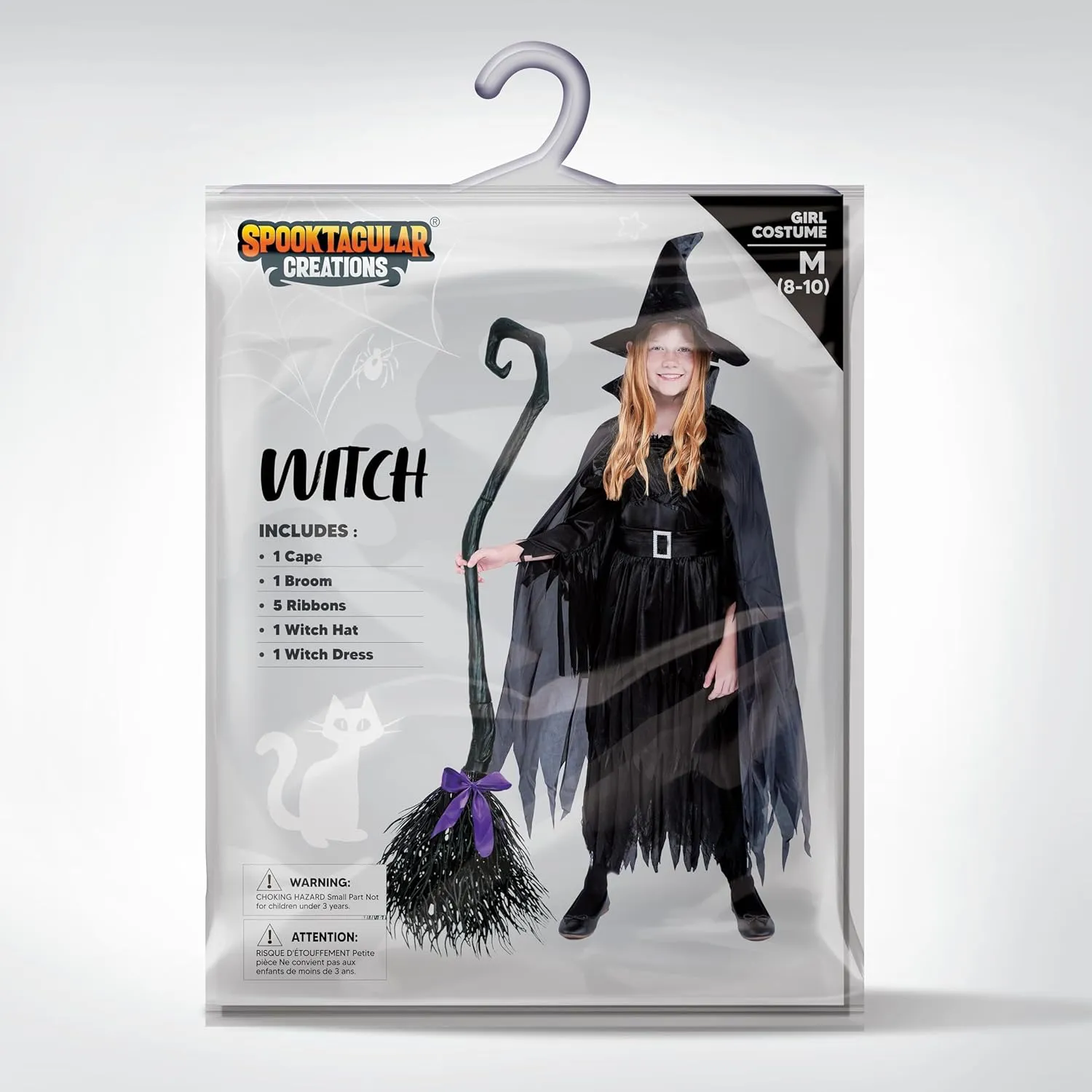 Classic Child Witch Costume, Black Witch