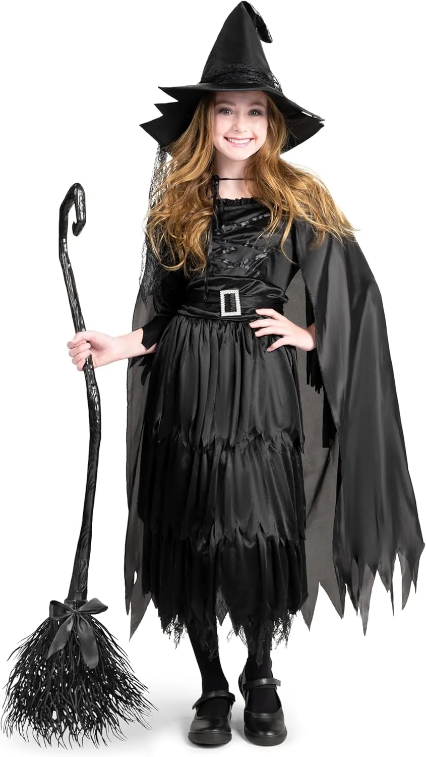 Classic Child Witch Costume, Black Witch