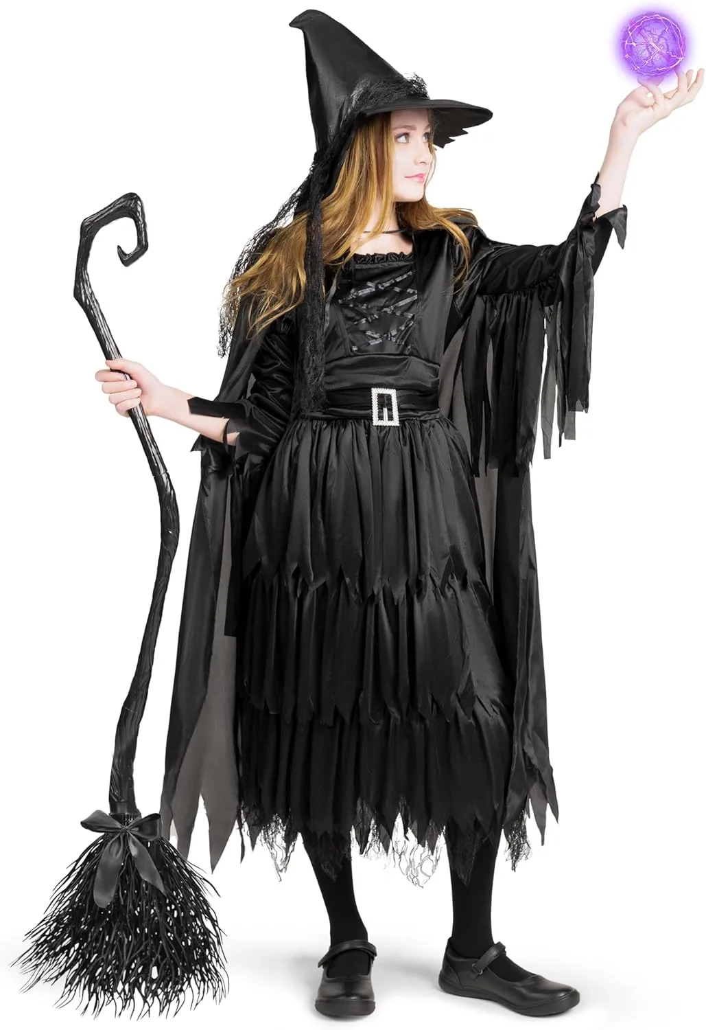 Classic Child Witch Costume, Black Witch