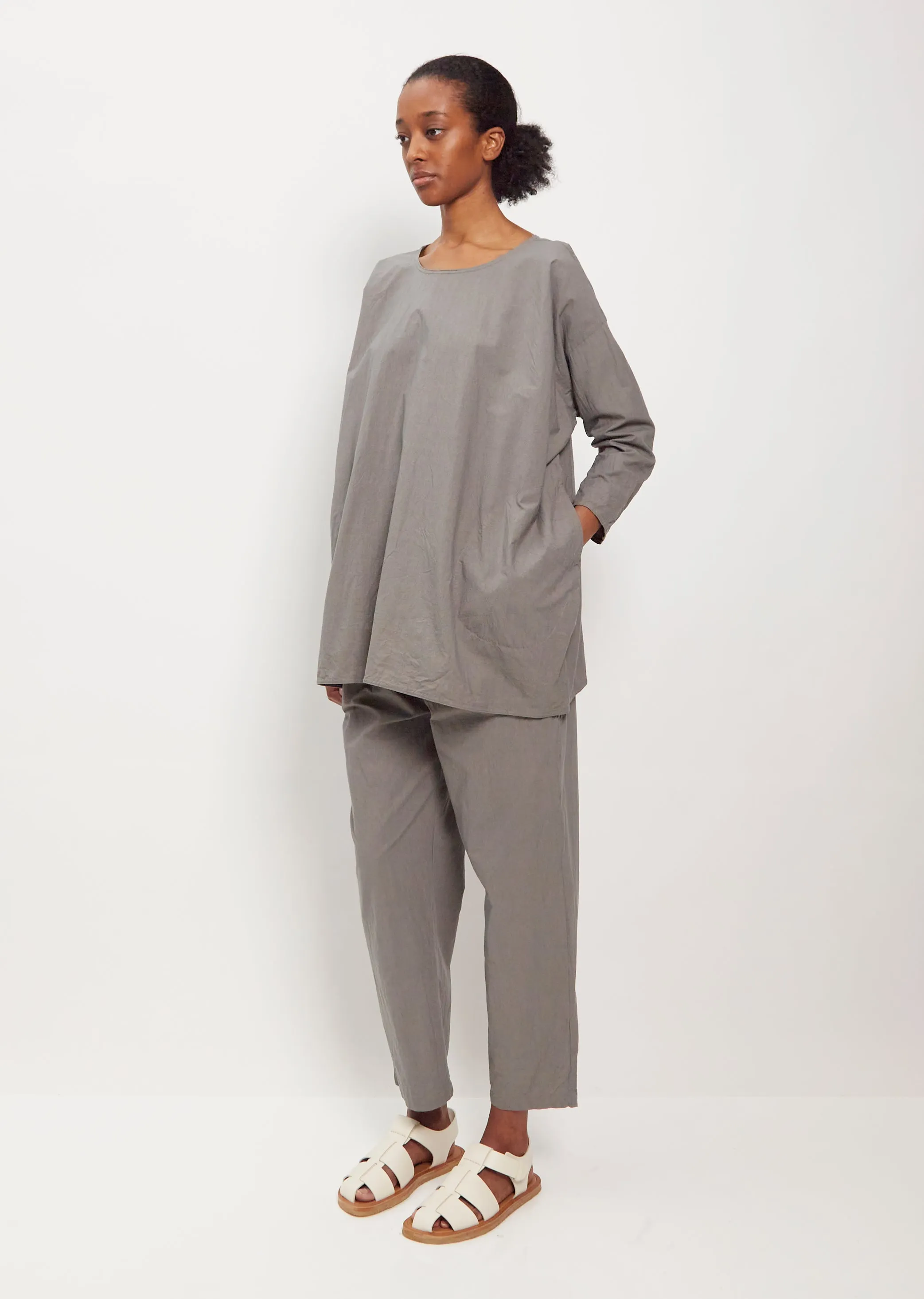 Cotton Tunic Top — Haiiro