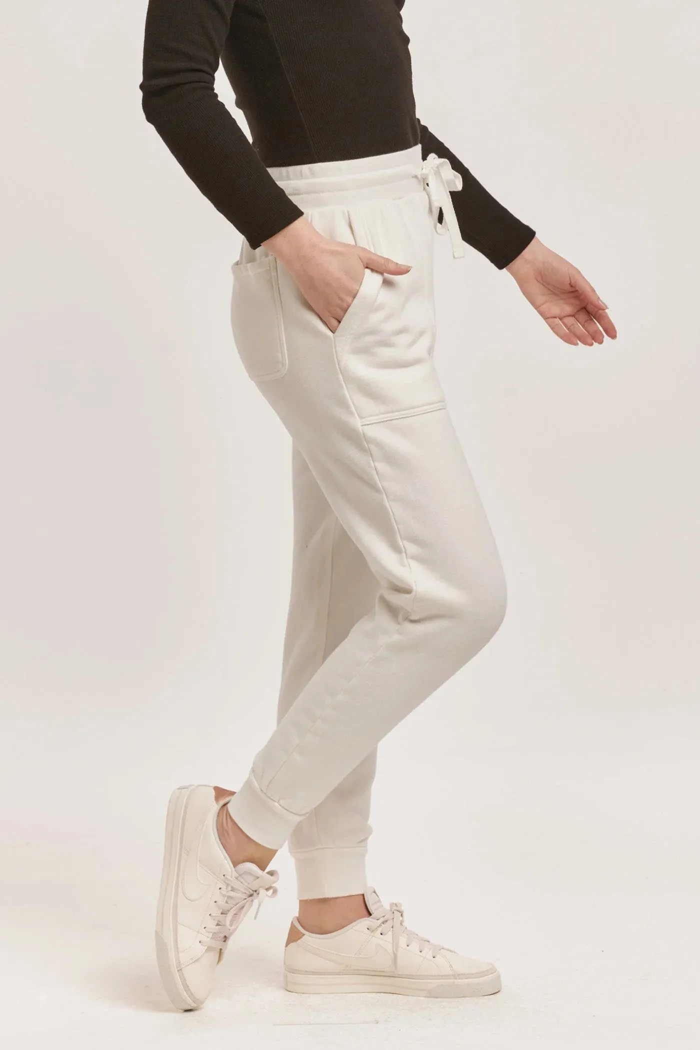 Dear John Dahlia Jogger Off White