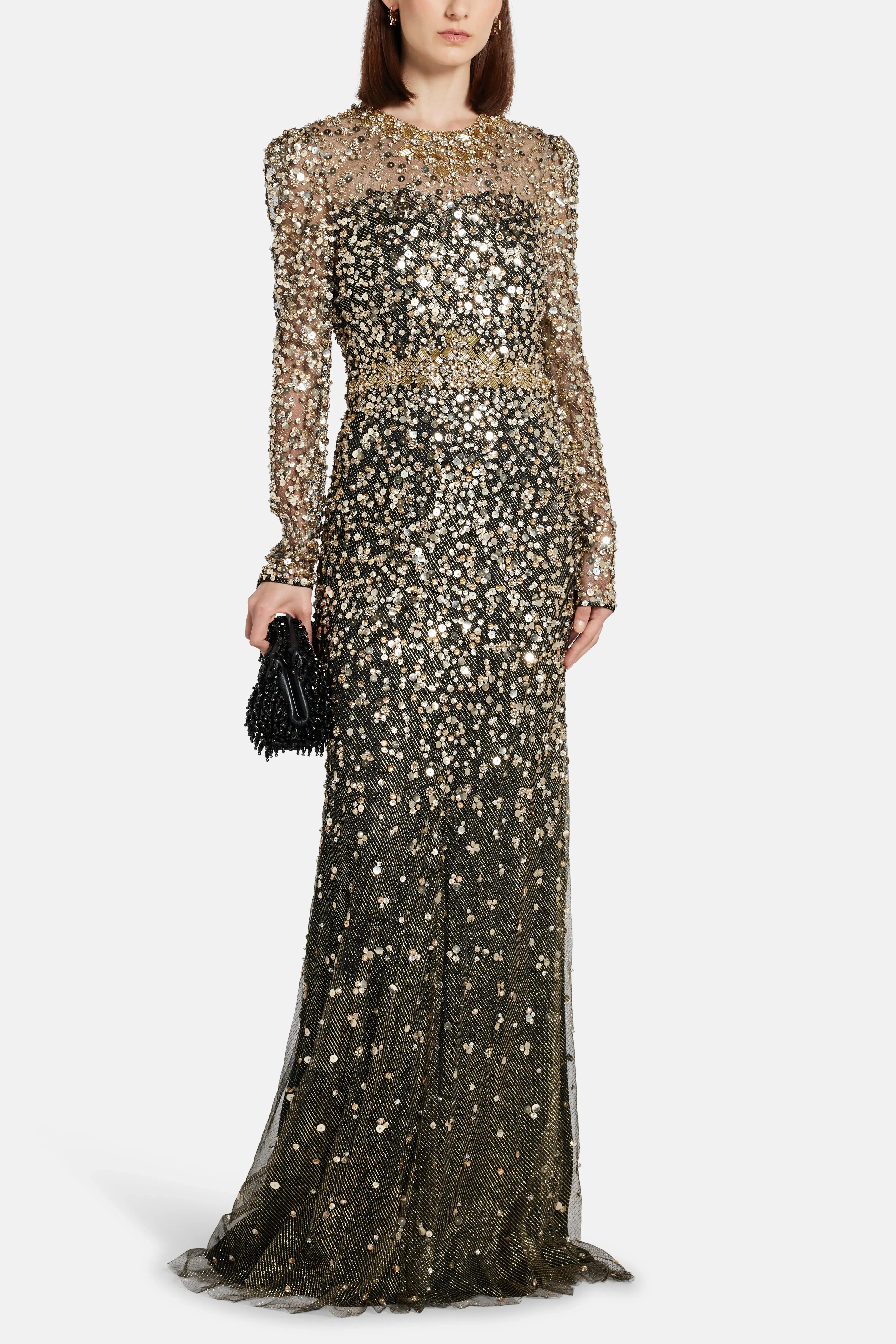 Embellished Evening Gown