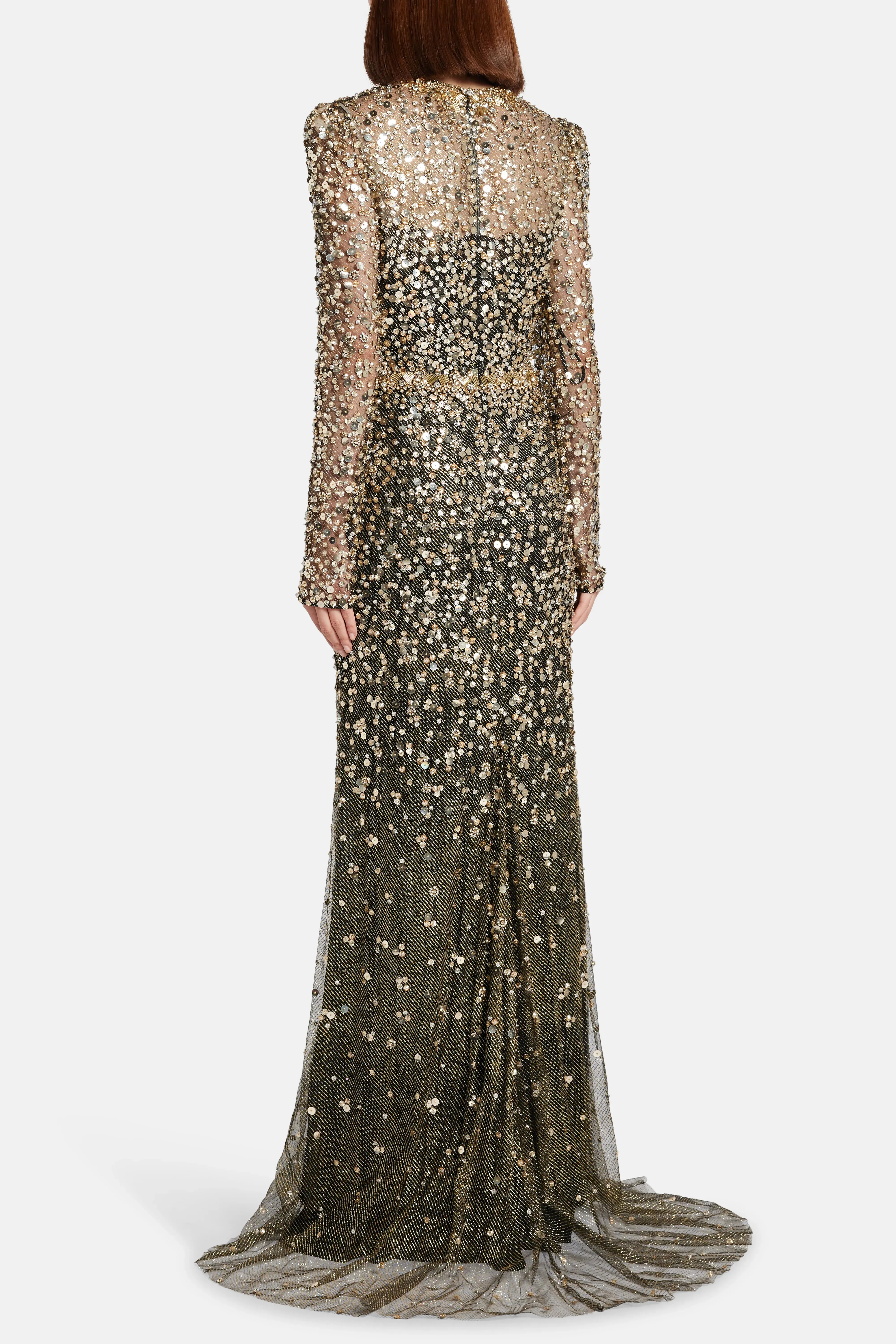 Embellished Evening Gown