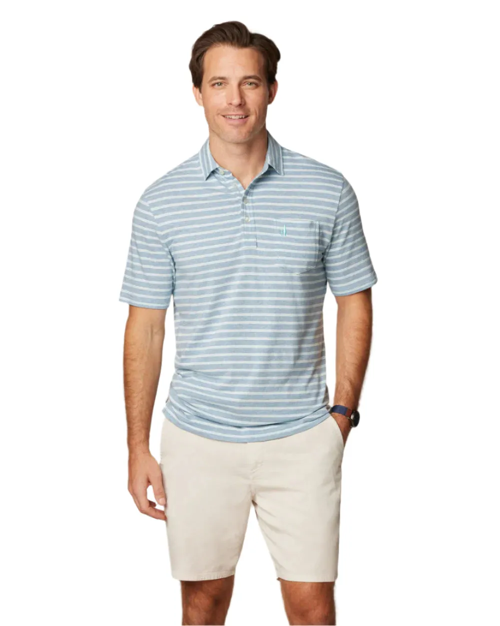 Johnnie O Mens The Original Polo Matthis Stripe