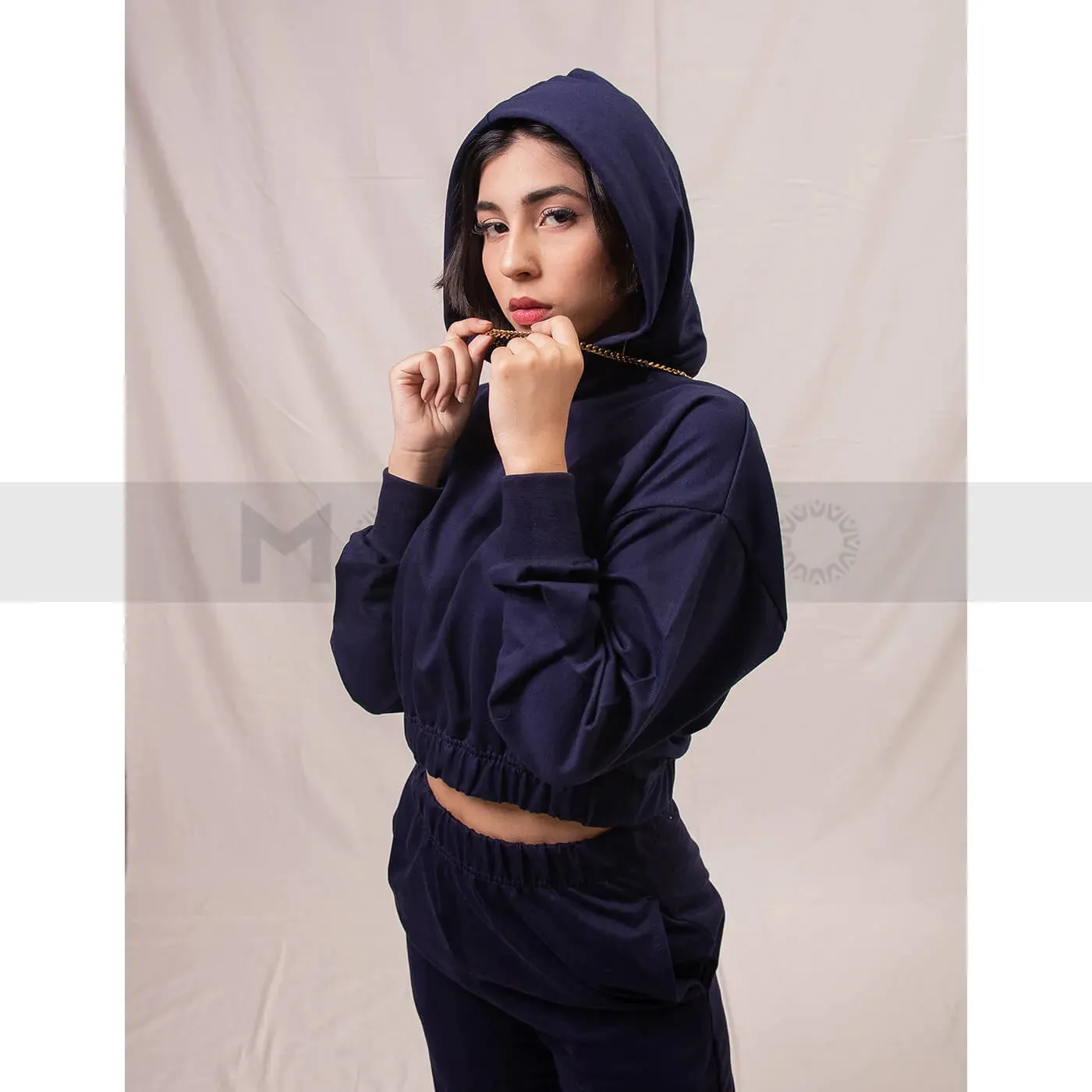 Navy Blue Oversized Co-Ord Set