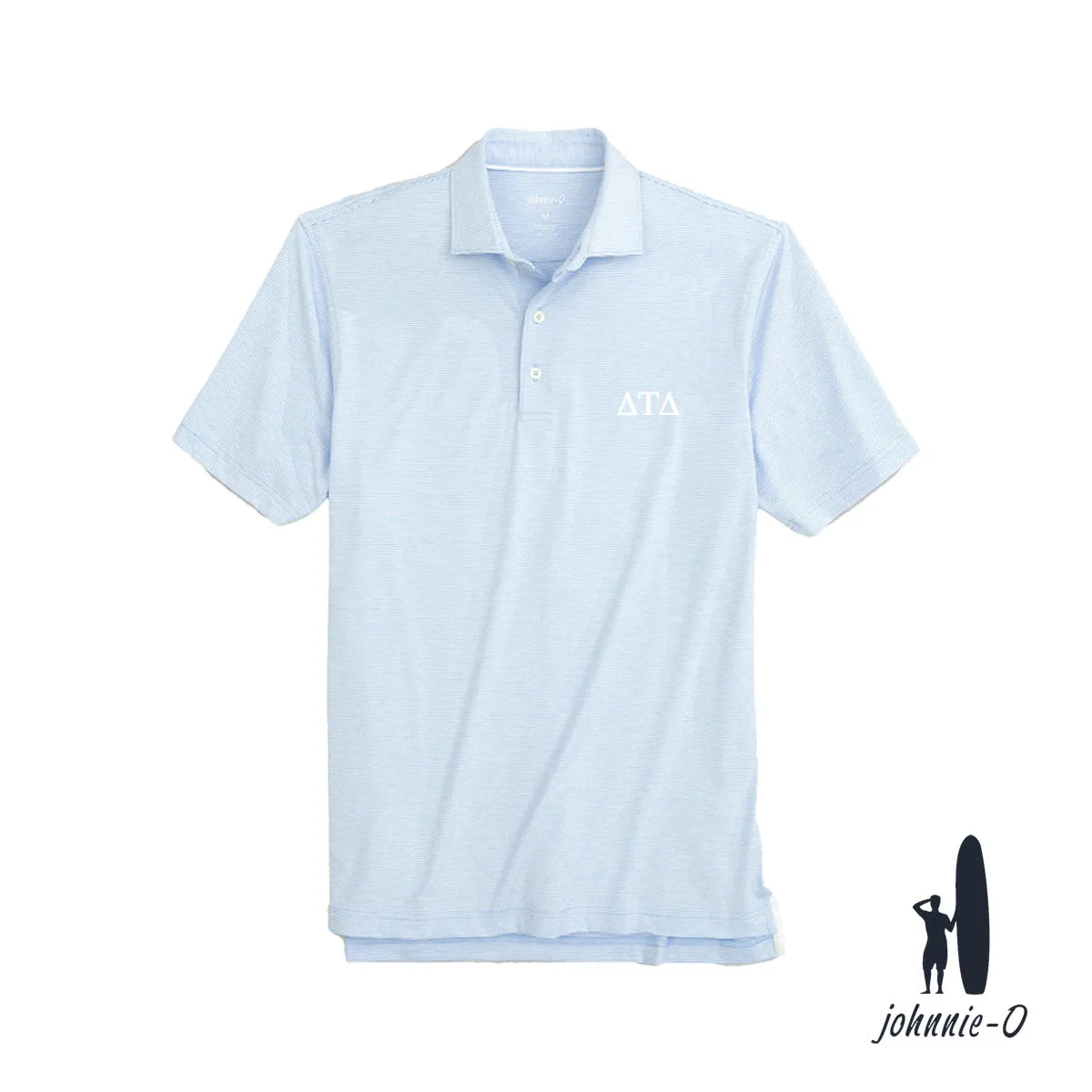 New! Delt Johnnie-O Striped Polo