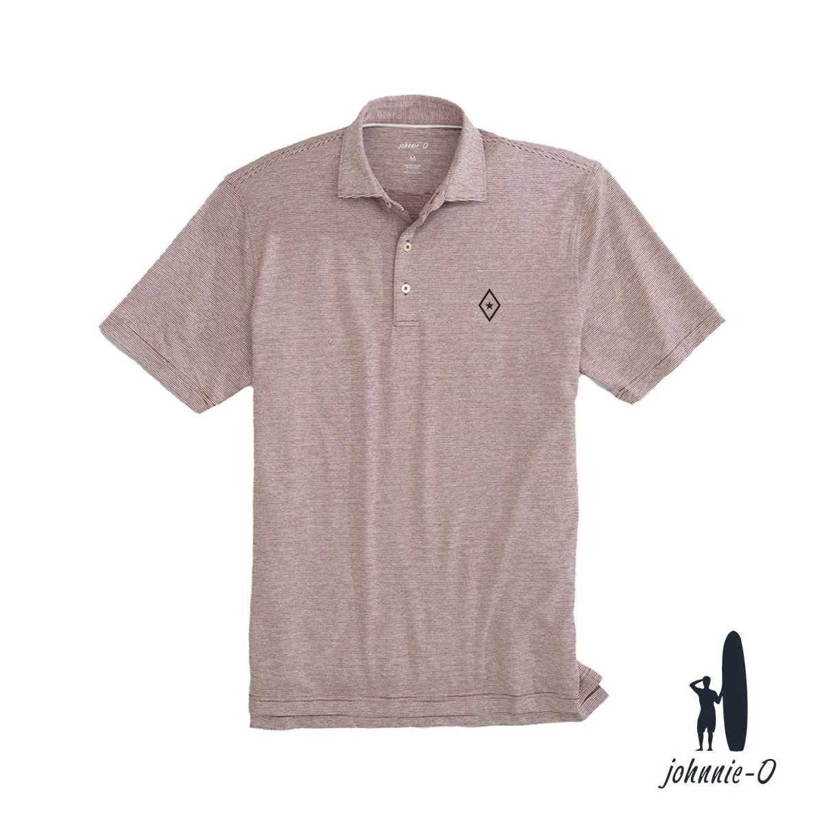 New! FIJI Johnnie-O Striped Polo