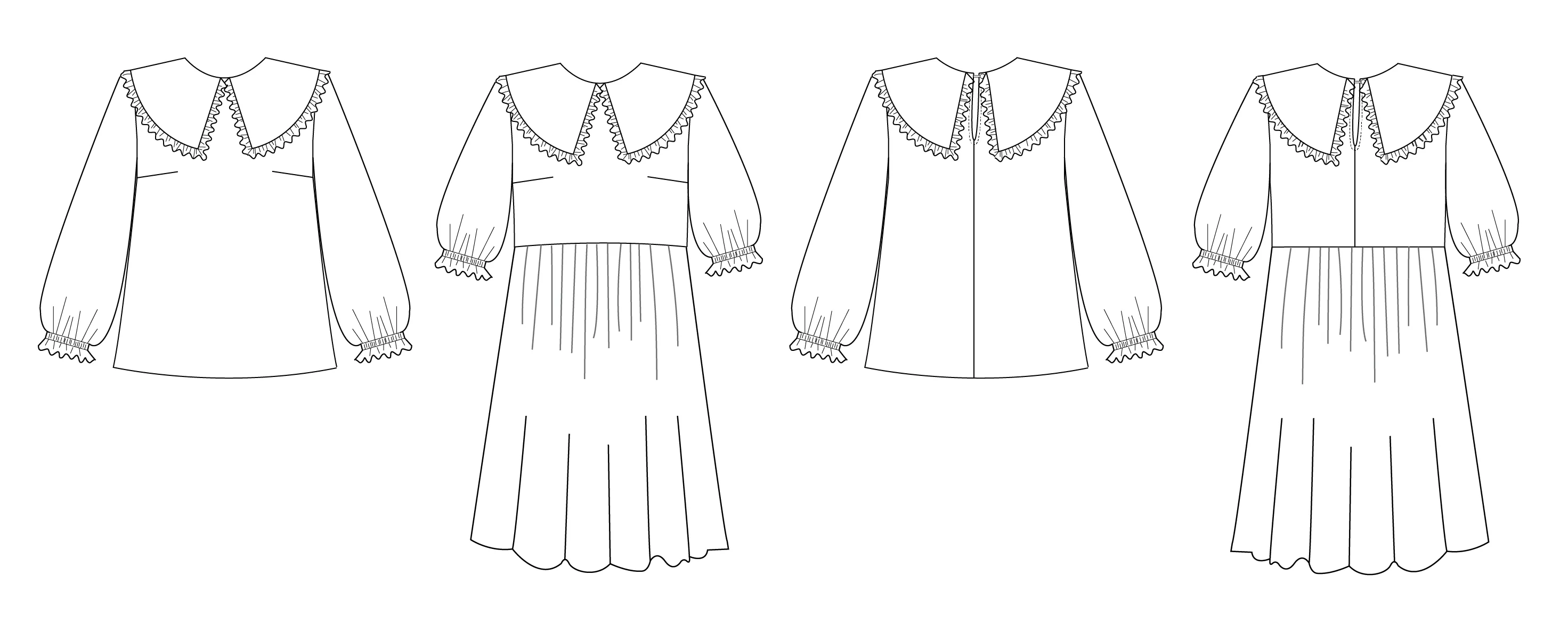 NINA LEE Bakerloo Blouse and Dress Sewing Pattern