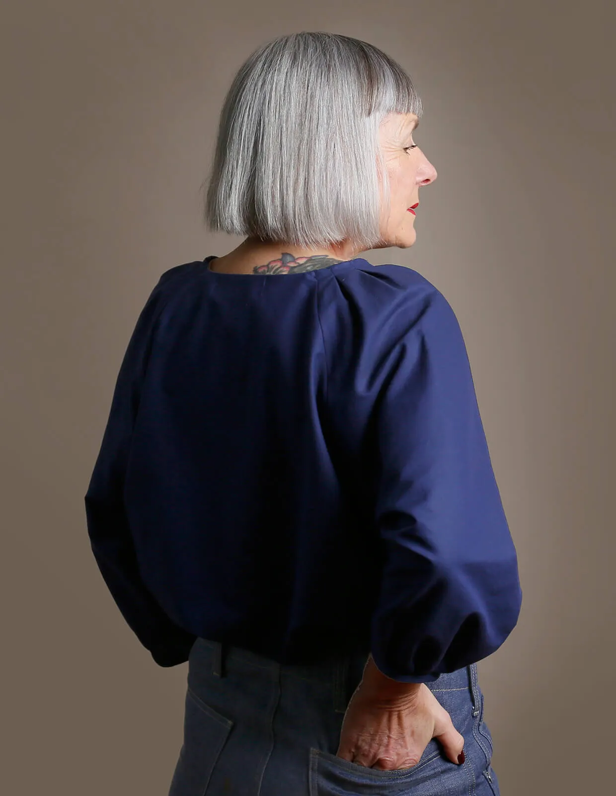 PDF Pattern - Pleat Neck Blouse | The Makers Atelier