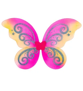 Pink & Yellow Fairy Wings Child's