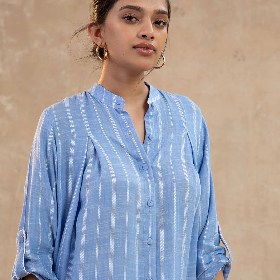 Pleated Relaxed Tunic