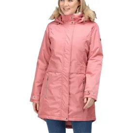 Regatta Lexis Waterproof Insulated Womens Parka Jacket - Pink