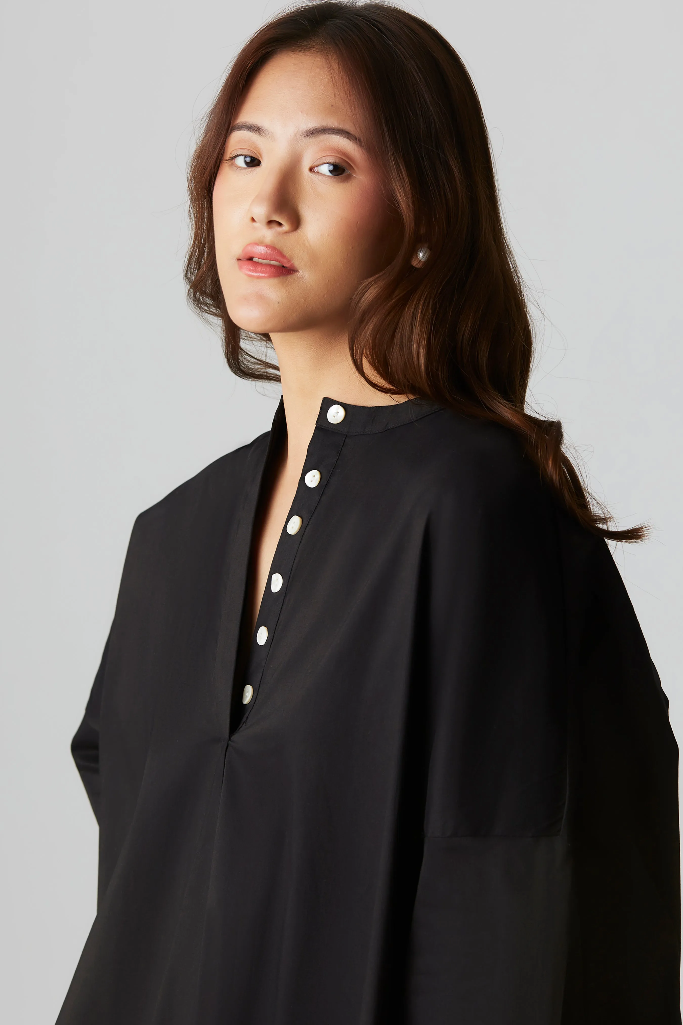 Relaxed Weekend Tunic : Black