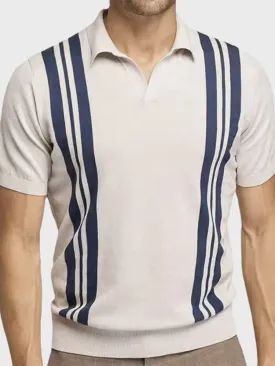 Striped Summer Polo Shirt