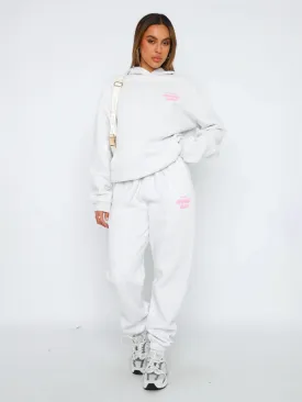 Trendy Sporty Pants & Hoodie Matching Set