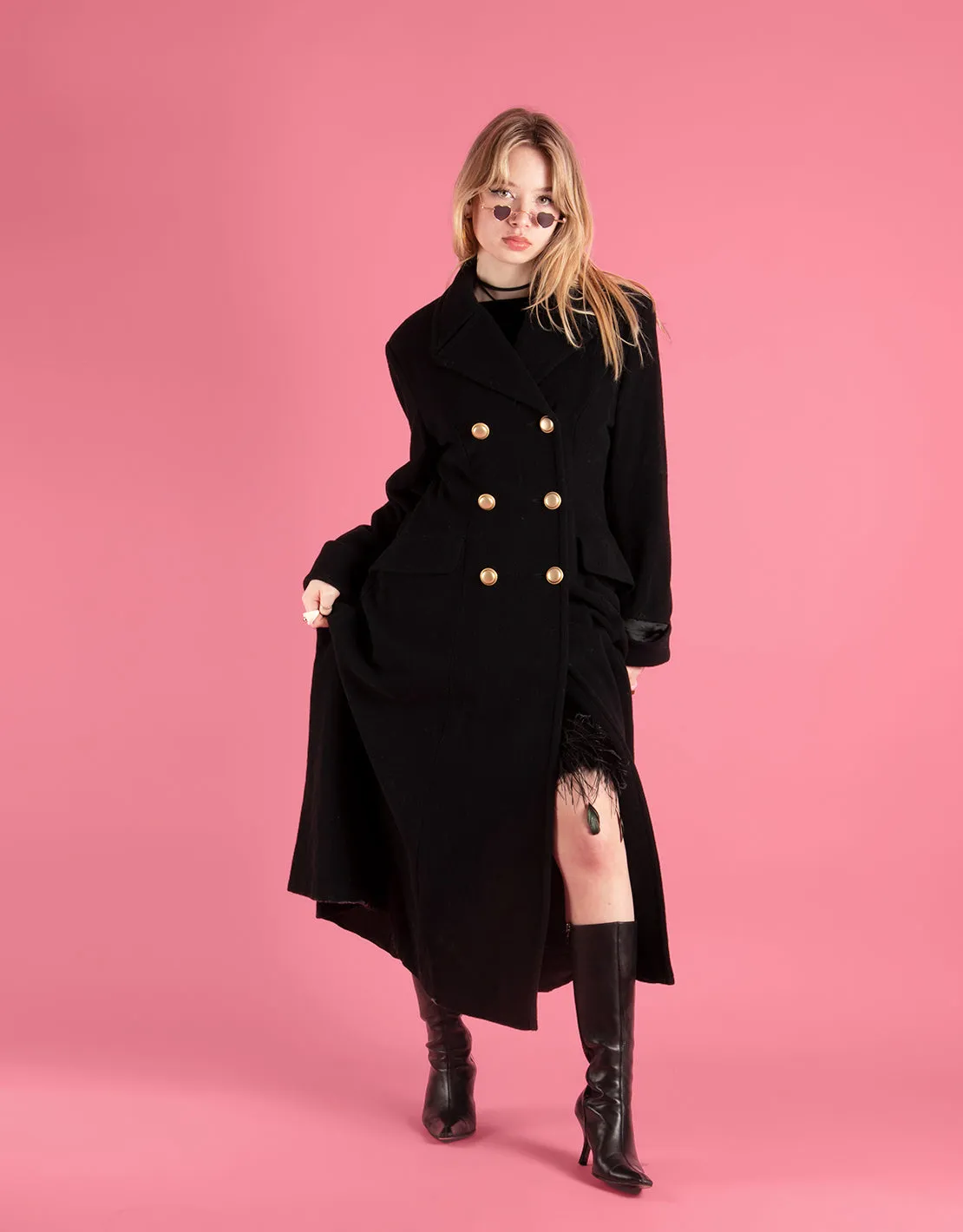 Vintage Piu & Piu long coat