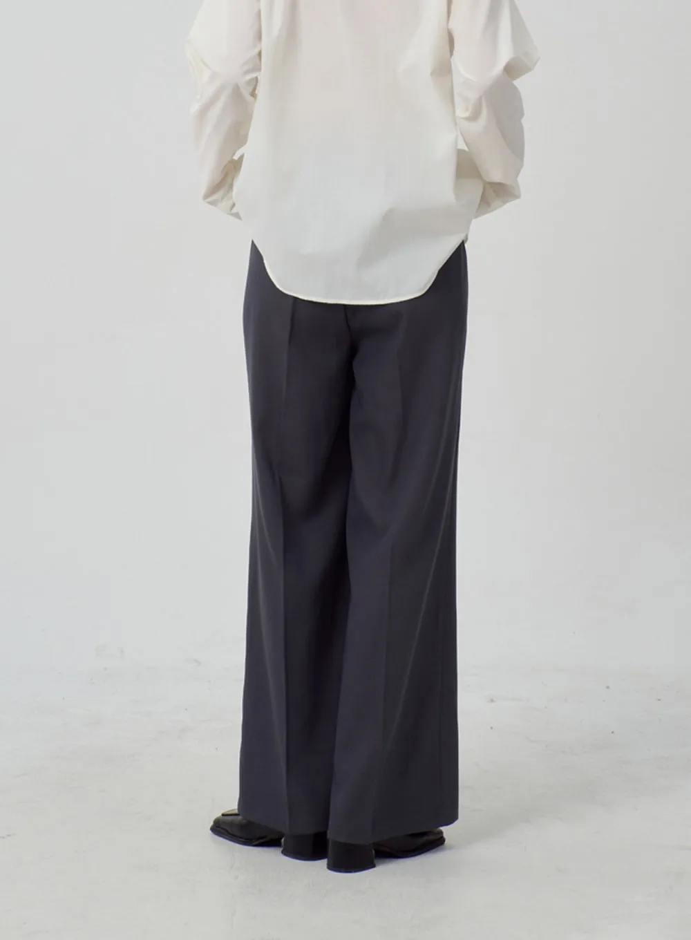 Wide Leg Tailored Pants IM316