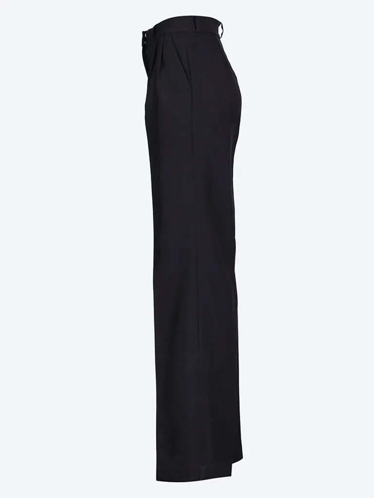 Wide leg tailored pants