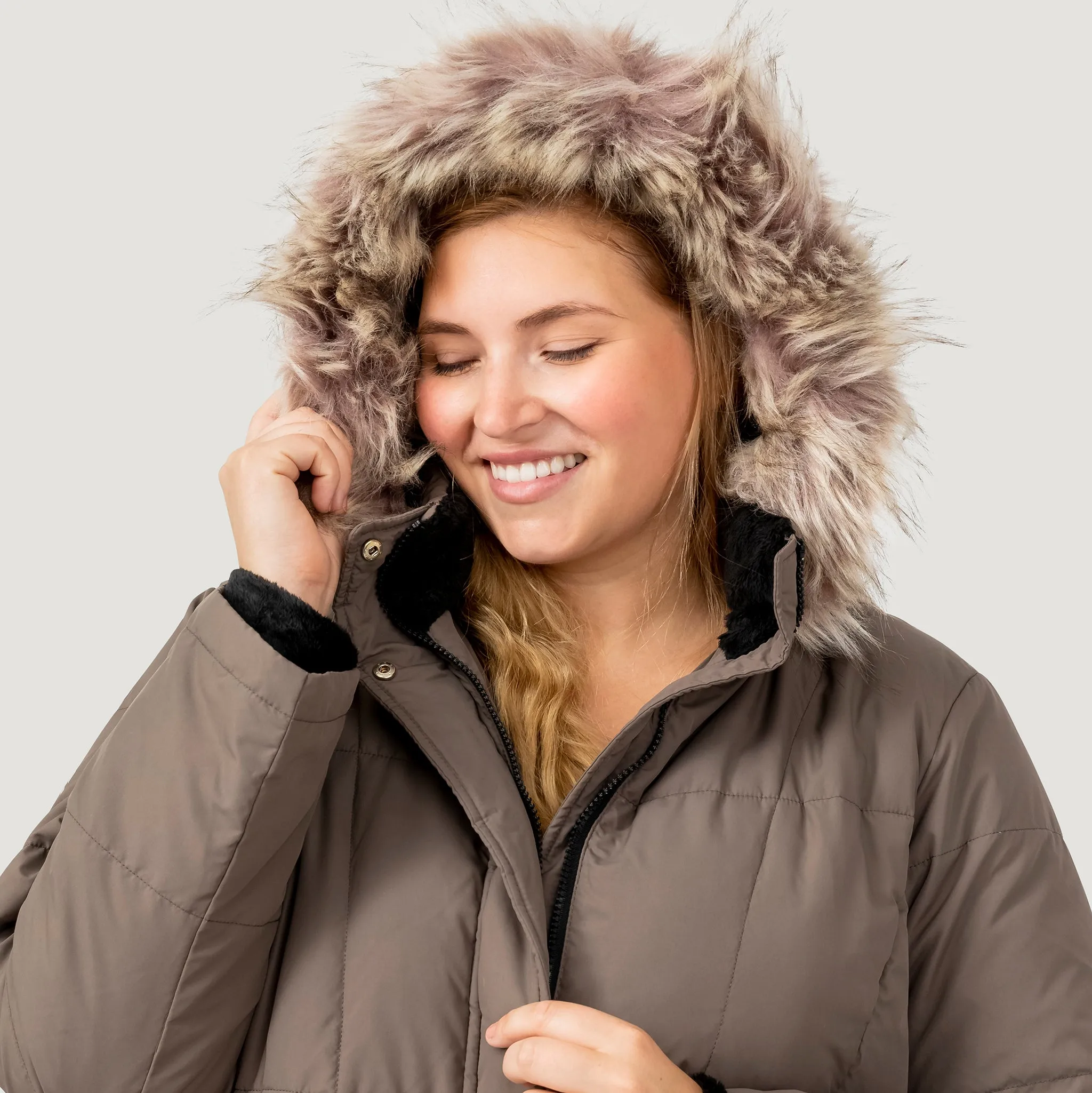 Women's Plus Size Full Length Splendor Down Jacket