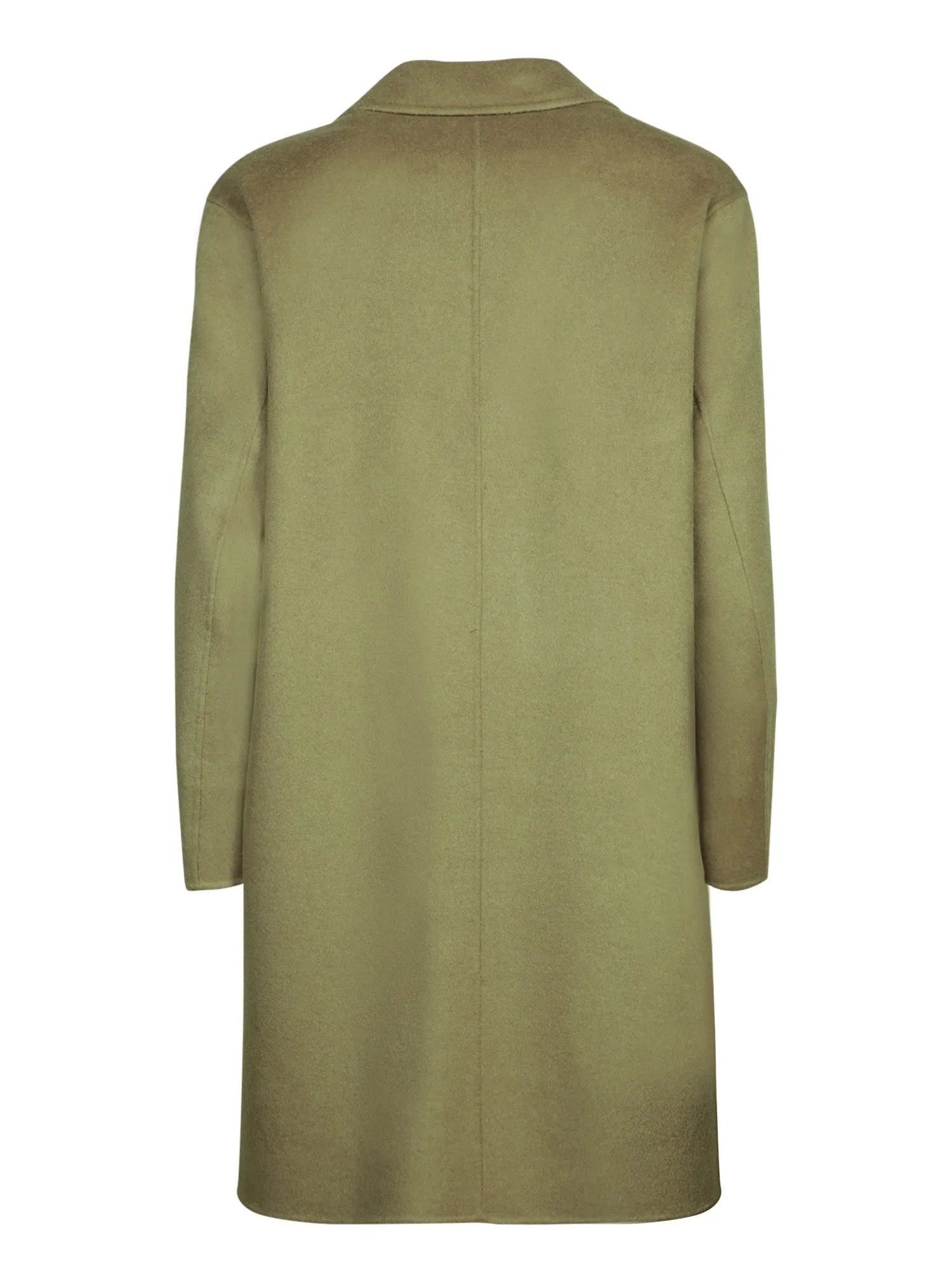 Wool Coat in Khaki