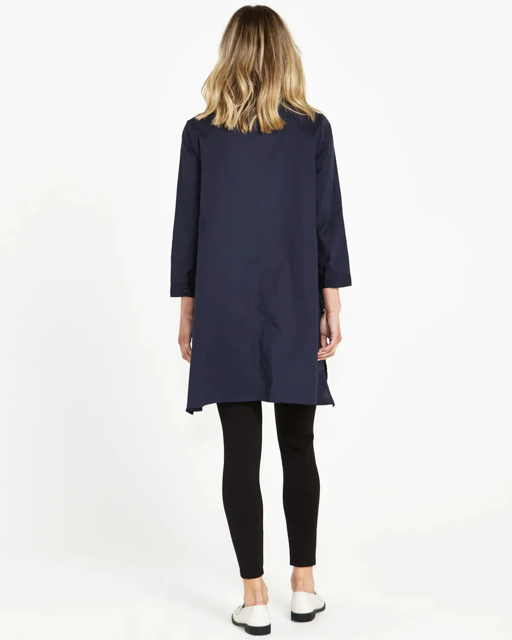 Zaida Tunic Shirt -Dark Blue